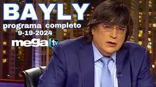 Bayly en VIVO Jueves 2024-09-19 Sorprendente Encuesta Política