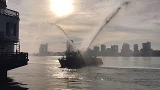 DFD Fire Boat at Detroit Strides 2017