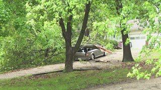 Damage reported across the KC metro after Tuesday's storms