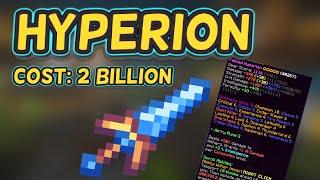 I Crafted a Hyperion the BEST Weapon in the Game [Hypixel Skyblock]