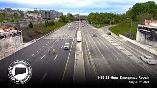 Official 4K Time-lapse: Norwalk I-95 Emergency Repair in 33hrs