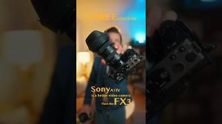 3 Reasons the A7IV is better than the FX3 #sonycamera #fx3 #a7iv