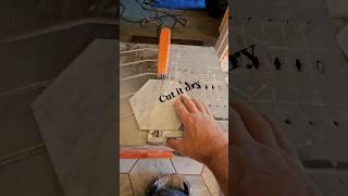 Cut tile close to you. IQ 228 Cyclone 7" Tile saw #tile #iqpowertools #shorts  #cuttingtiles