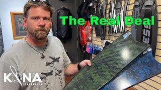 Leaderfins Camo Freediving Fins Carbon & Fiberglass | Kona Freedivers