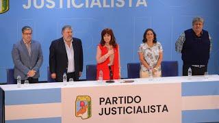 Cristina Kirchner asume la presidencia del PJ Nacional