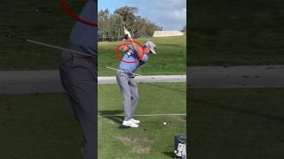 Even elite golfers work on controlling and ‘restricting’ certain movements. #jakeknapp #golfswing