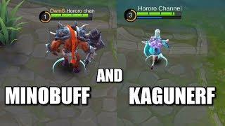 MINOTAUR BUFF AND KAGURA NERF