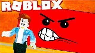 УБЕГАЕМ от СТЕНЫ или ОПАСНЫЙ злой КВАДРАТ в ROBLOX / Выживание КИДА в игровом летсплее #КИД