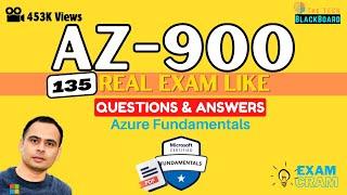 AZ-900 Exam Questions | 135 Real Exam Questions | Pass AZ-900 in 2 HR | PDFs (Exam Cram)