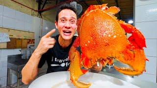 Philippines STREET FOOD Heaven in Zamboanga City!!  Huge Spanner Crab!!