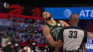 Jayson Tatum Gets Called For The "Air Punch" Technical Foul | Game 2 | Celtics vs Raptors