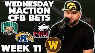 Wednesday CFB Picks & Predictions Week 11 - College Football Picks With Kyle Kirms