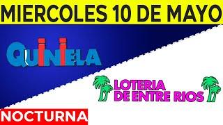 Resultados Quinielas nocturnas de Córdoba y Entre Rios Miércoles 10 de Mayo