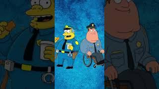 The Simpsons vs Family Guy #shorts #thesimpsons #familyguy #versus #battle #fox