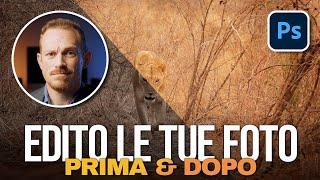 COME MIGLIORARE una FOTO con Photoshop e Post Produzione | Modifico le tue Foto di Animali in Africa