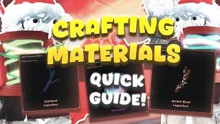 How to get ALL CRAFTING MATERIALS in UNDER 2 MINUTES (very quick guide) | Fisch