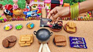 Miniature All Biscuits Chocolate Cakes Recipe | All Biscuits Chocolate Dosa | PanCakes,Birthday Cake