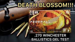 BEST DEER HUNTING AMMO EVER?! 270 Winchester Federal Fusion 130gr Ammo Test