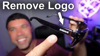 How To Remove Logo from Glasses | Remove Logo from Sunglasses Frame