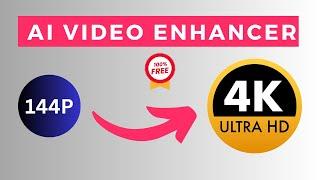 How to Upscale Video Quality Online Ai FOR FREE | Ai video Enhancer