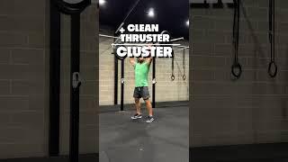 Thruster vs Clusters #crossfit #weightlifting #thrusters