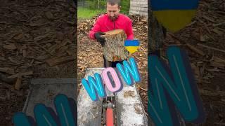 Splitting firewood like a beast!
