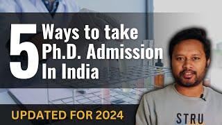 5 Ways to Get into Ph.D in India in 2024 | All 'Bout Research