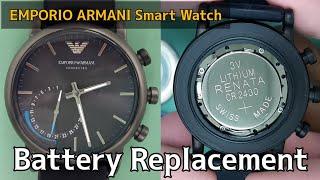 How To Change Battery EMPORIO ARMANI Connected Hybrid SmartWatch | SolimBD