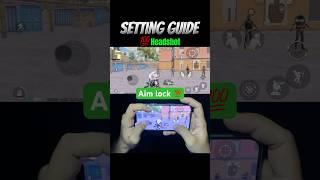 Best AIM LOCK Settings Guide Headshot #bgmi #pubg#tipsandtricks #sensitivity #settings #tips