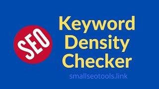 Keyword Density Checker | Smallseotools