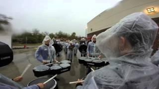 Wardog Band: Drumline in the rain 2015