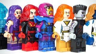 Lego X-Men Mutant Dark Phoenix Sentinel Colossus Mystique Psylocke Unofficial Lego Minifigures