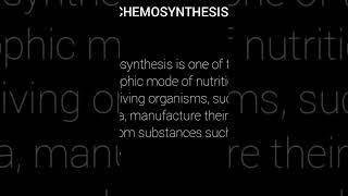 #biology #nutrition #autotrophicnutrition #chemosynthesis