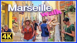 【4K】WALK MARSEILLE France VIRTUAL WALK 4K VIDEO Travel vlog