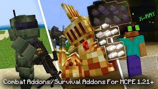 10 Unique Survival / Combat Add-ons/Mods For MCPE 1.21+