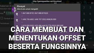 Game Guardian cara membuat atau menentukan offset dan fungsinya