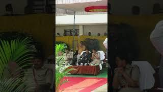 Collector and DM G Ravi IAS & SP Sindhu Sharma IPS during Police Commemoration day #shorts