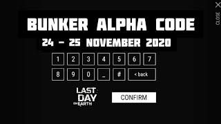 BUNKER ALFA CODE 24 - 25 NOVEMBER 2020