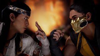 ЛЮ КАН ПРОТИВ СКОРПИОН ВСЕ ДИАЛОГИ | MORTAL KOMBAT 1