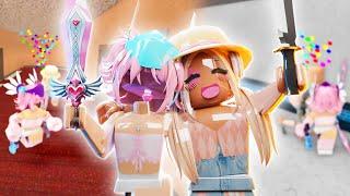 Playing Roblox MM2 With My LITTLE SISTER *FUNNY*