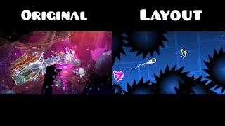 Original vs Layout | ''And Ever'' by galofuf | Geometry Dash 2.2