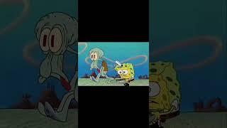 spongebob goes under the background of Dr. Livesey