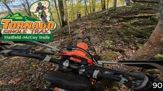 Perfect Conditions to Ride the Double Black Trails at Hatfield McCoy Tornado Single Trax Trails