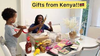 UNBOXING GIFTS  FROM KENYA !! *Avoalre*