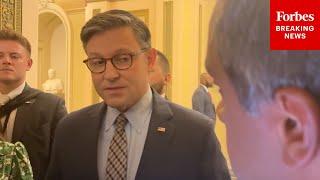 BREAKING NEWS: Reporters Question Speaker Johnson About Strikes On Iran After U.S. Bases Targeted