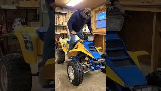 "shocking" developments:  88 Quadracer LT250R #shorts