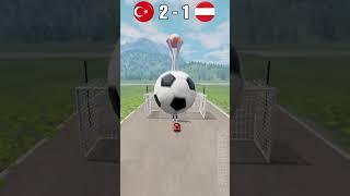 Türkiye vs Avusturya Penaltı Challenge Kim Kazanır ? #euro2024 #türkiye #beamngdrive