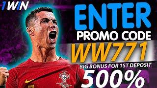 Promo code 1win . Use actual promo code 1win - WW771 . Get best bonus for 500% for deposit .1day