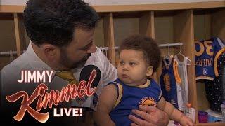 Jimmy Kimmel Interviews Baby Steph Curry & Baby Lebron James