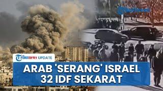 Rangkuman Hamas-Israel: Warga Arab Teror Israel, Kota Terbesar Terbakar, 32 Tentara IDF Sekarat